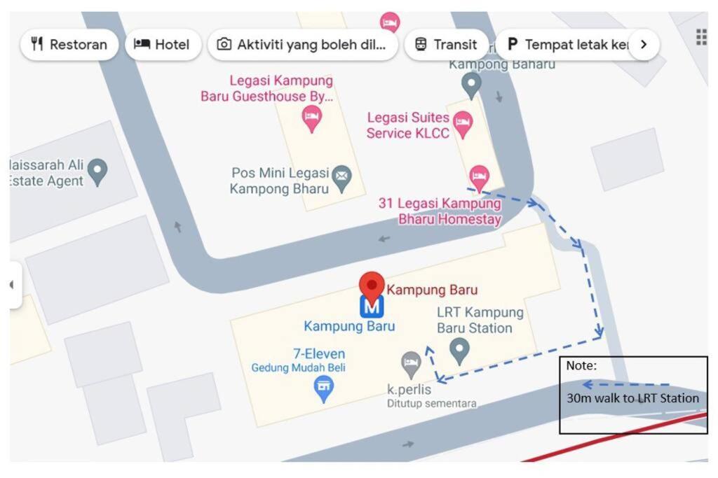 King Studio Suite Legasi Kampung Bharu View Klcc Kuala Lumpur Buitenkant foto